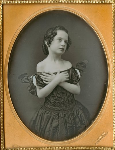 Young Girl with Arms Crossed by Jeremiah Gurney